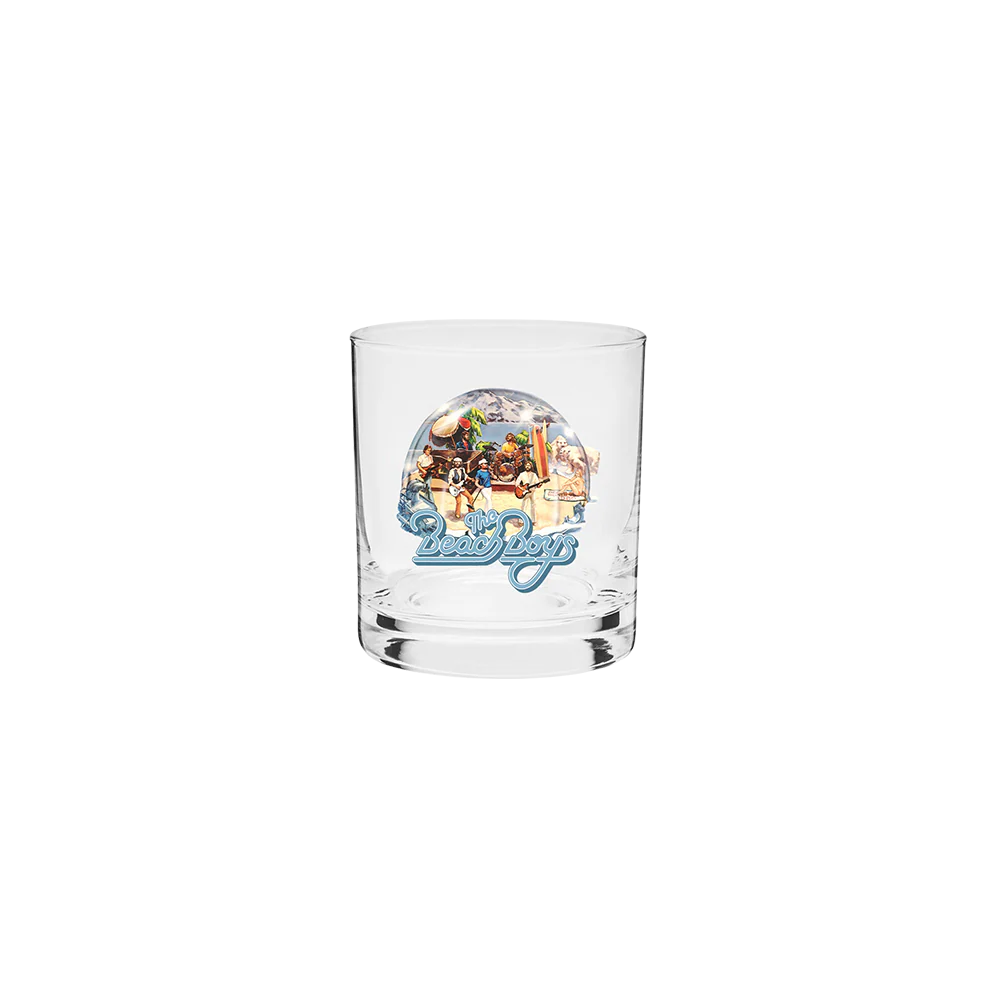 Beach Boys Snow Globe Whiskey Glass