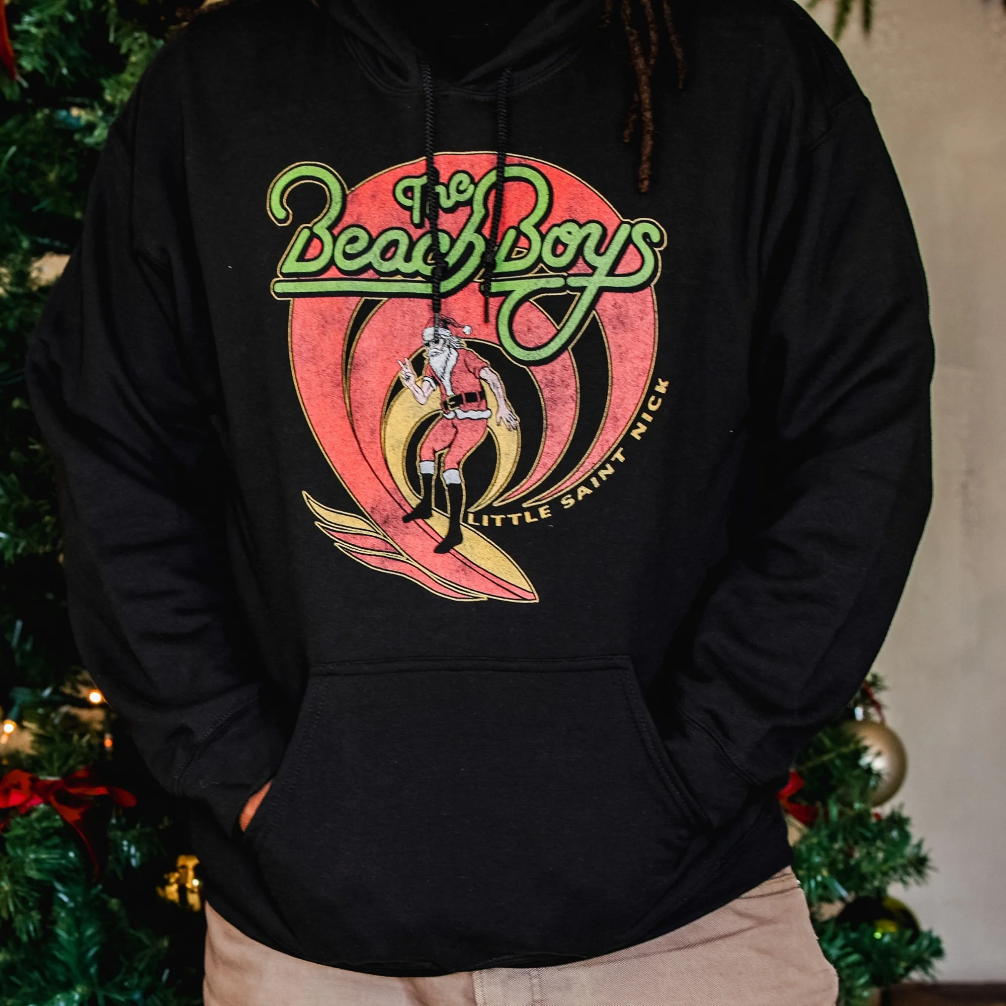 Santa Surf Hoodie - Image 2