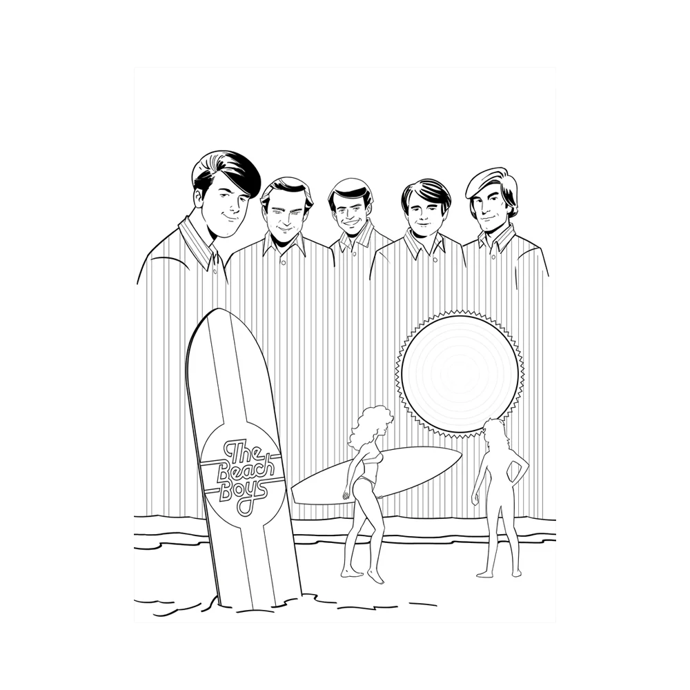 The Beach Boys Coloring Book - Image 8